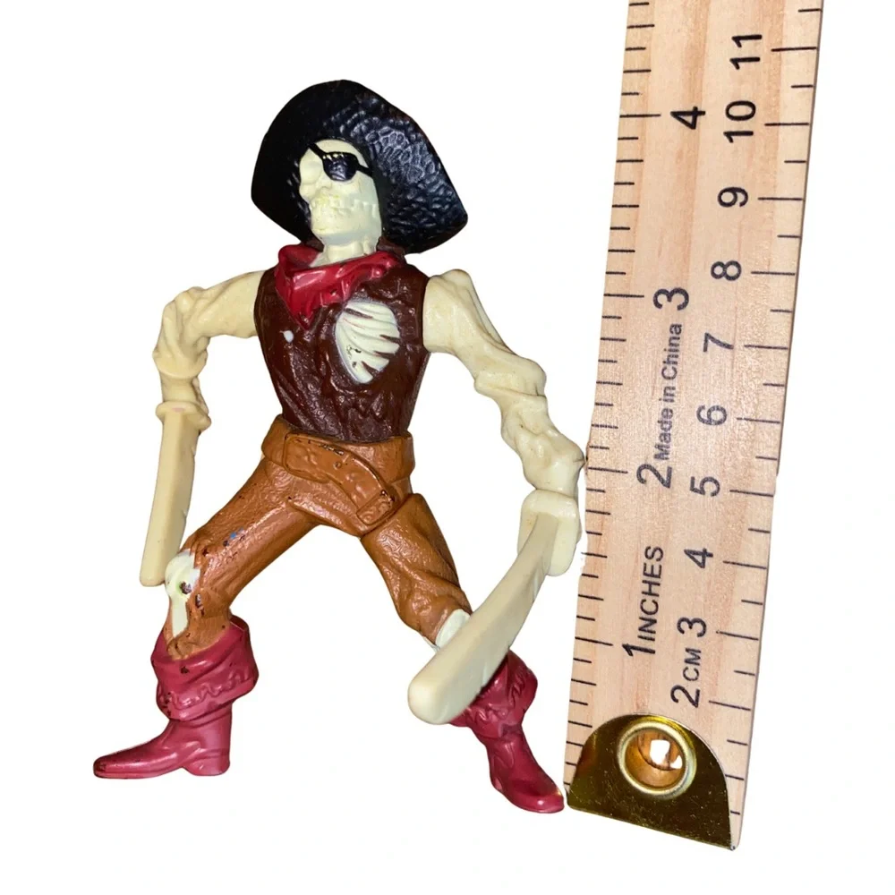 2008 McDonald’s Disney Pirate Toy Figure Movable Arms‎ & Legs Brown Outfit